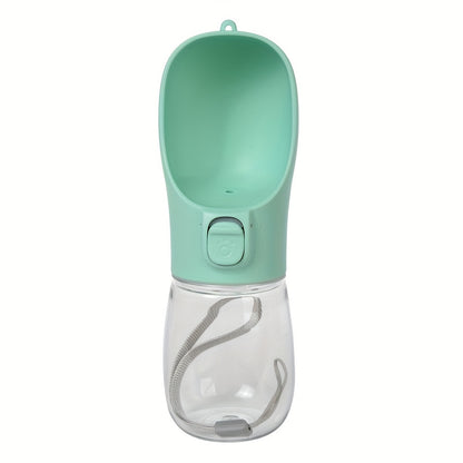 Portable leak-proof dog water dispenser ensures your pet stays hydrated while walking or traveling.