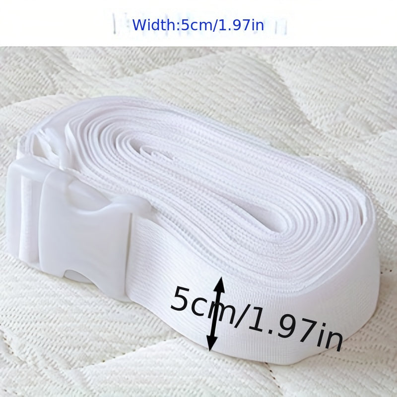 1pcs 33ft Bed Strap Mattress Joiner with Adjustable Buckle for reducing burden.