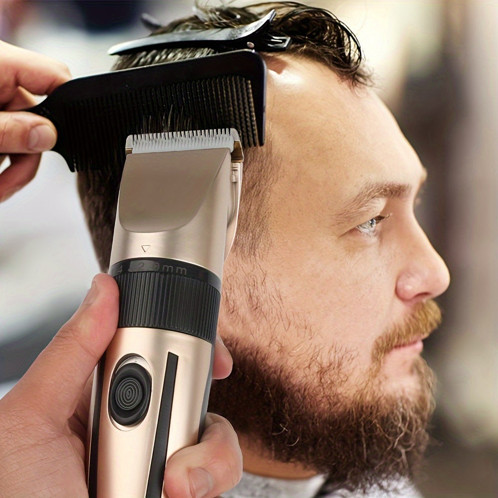 USB rechargeable home electric hair trimmer for professionals.