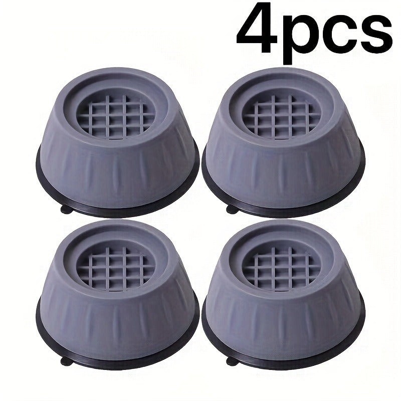 Washing Machine Stand Set with Vibration Control - Features Anti-Slip Rubber Feet Pads for Reduced Noise and Increased Stability - Ideal for Refrigerators and Commercial Appliances for Quiet Operation