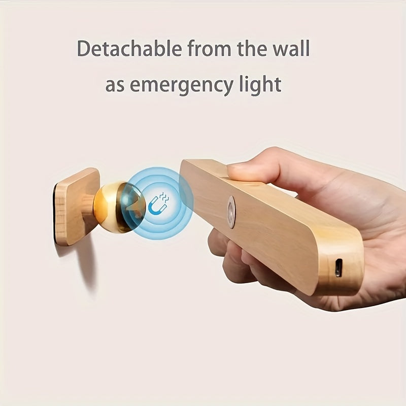 Enhance your home with a modern wireless LED makeup light - Adjustable wall-mounted light.