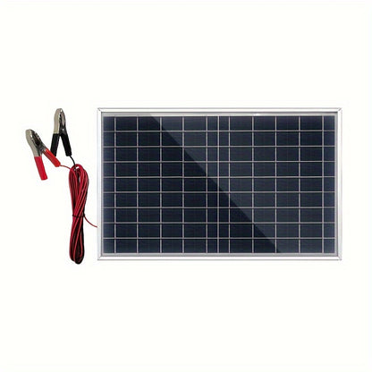 ZGZXSEXHZ Portable Solar Panel Kit with Controller, 12V-24V Output, USB Charger - Ideal for various outdoor uses.