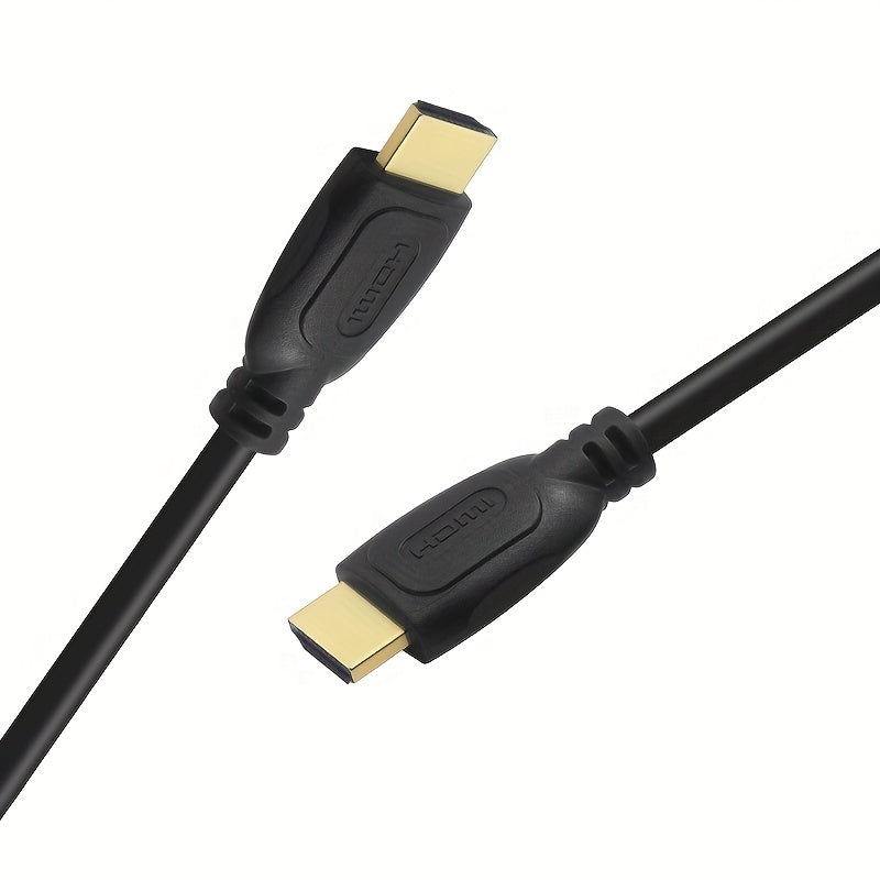 Male to male copper clad steel cable, 4K Ultra HD, high speed 18Gbps, 4K@60Hz HDR, 3D, 2160p, 1080p, HDCP 2.2, ARC, for monitors and HDTV.