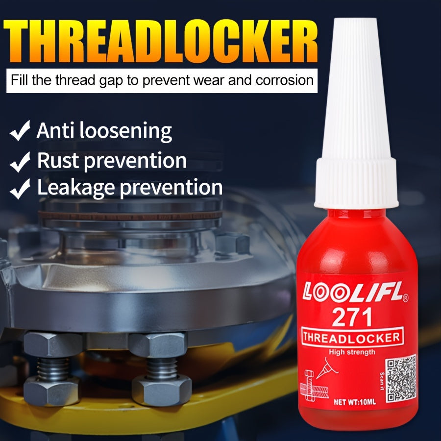 LOCTITE 243 10ml Screw Locking Adhesive, High Strength, High Temperature Resistant, Anti-Vibration, Detachable, for Metal Compatible Materials