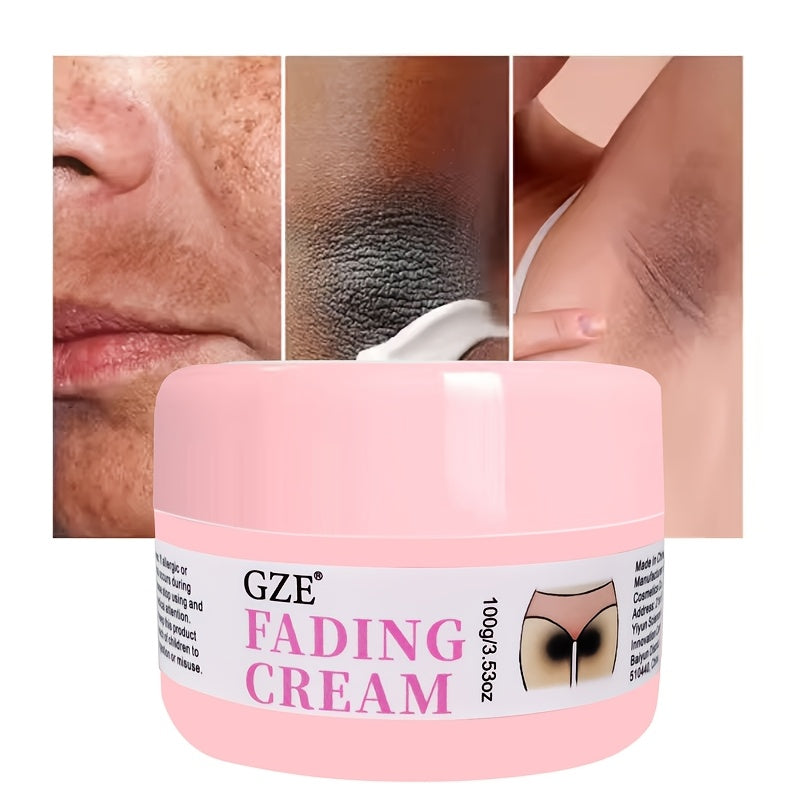 Moisturizing cream with Vitamin C and Glycerin for all skin types, alcohol-free. Can be used on intimate areas and problem areas like underarms, knees, elbows, inner thighs, and bikini zone.