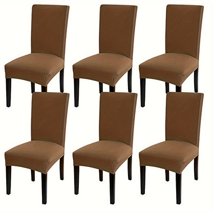 6 Milk Fiber Waterproof Chair Covers