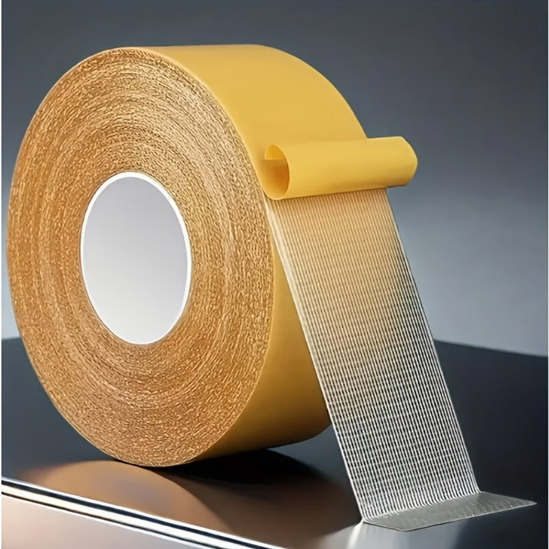 Durable double-sided tape for various surfaces.