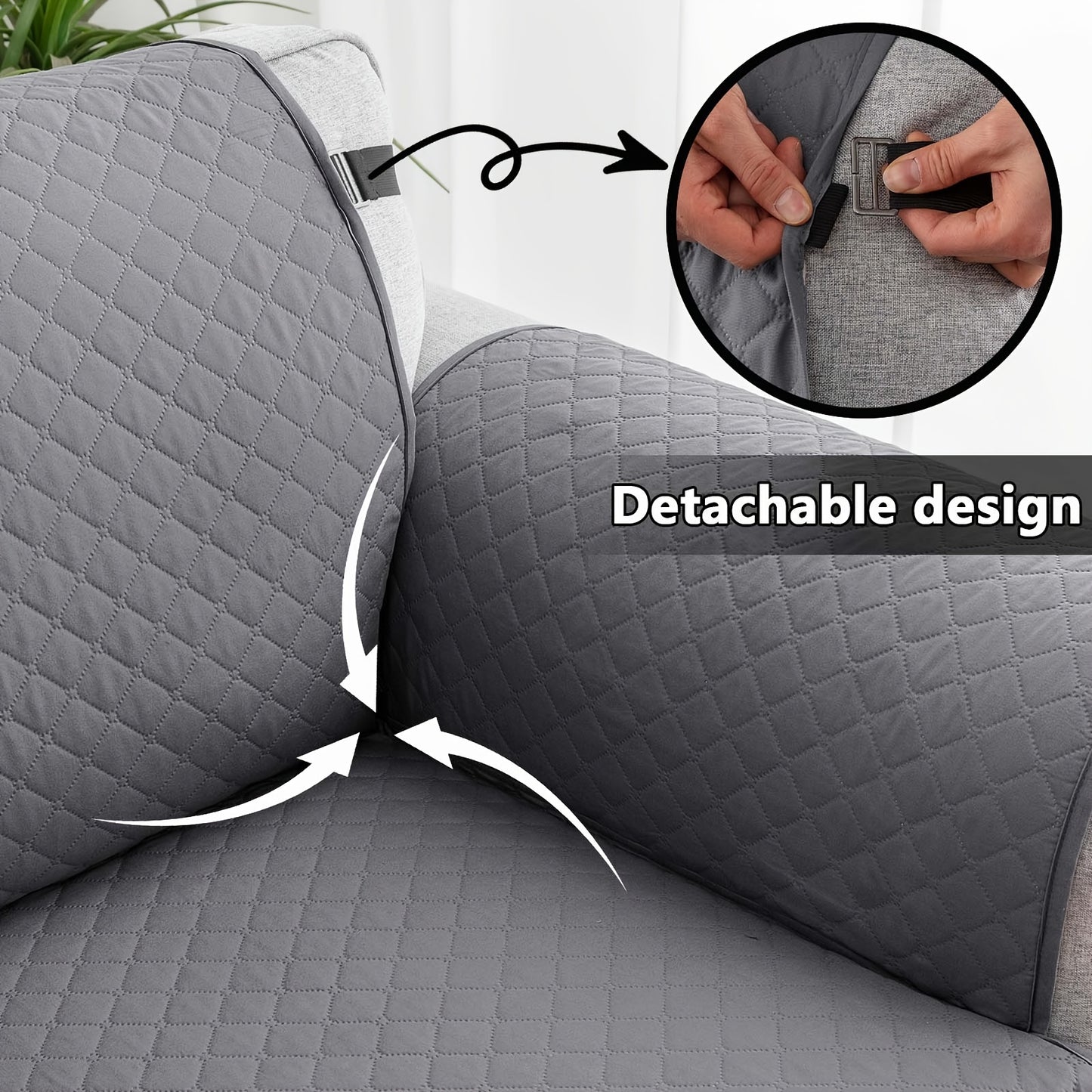 1pc anti-slip sofa cover suitable for pets and home decoration in bedroom, office, or living room.