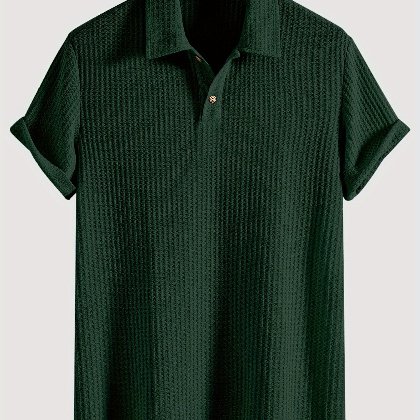 Short-sleeve, high-stretch lapel shirt for outdoor golfing.