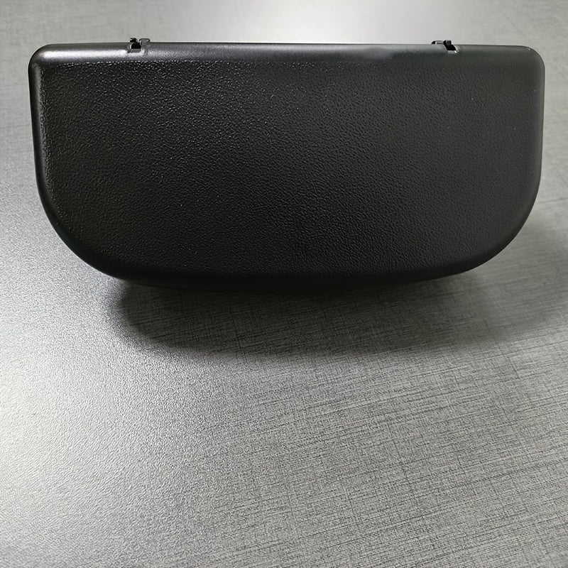 Universal Car Sun Visor Glasses Holder made of durable ABS resin with buckle mount, multifunctional interior accessory.