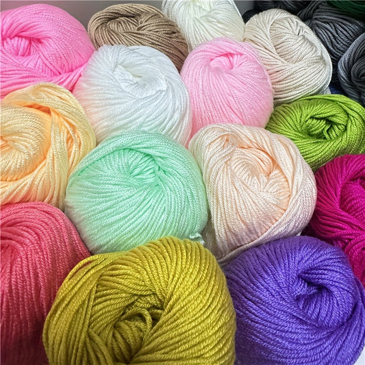 4pcs Vibrant Cashmere Wool & Silk Blend Yarn, 2mm Thick - Soft & Warm for Knitting and Crocheting, Assorted Colors, 120yd Each