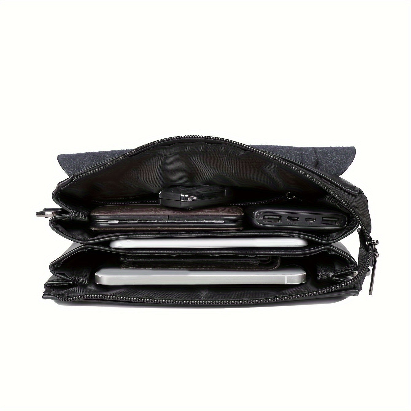 Men's outdoor sling bag with large capacity and stylish design, perfect for business and travel, great gift option.