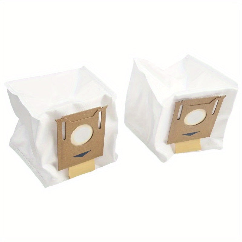 Replacement paper dust bags compatible with Ecovacs N10 and N10 Plus robot vacuum cleaners, includes 4-pack of filters and floor attachment spare parts.