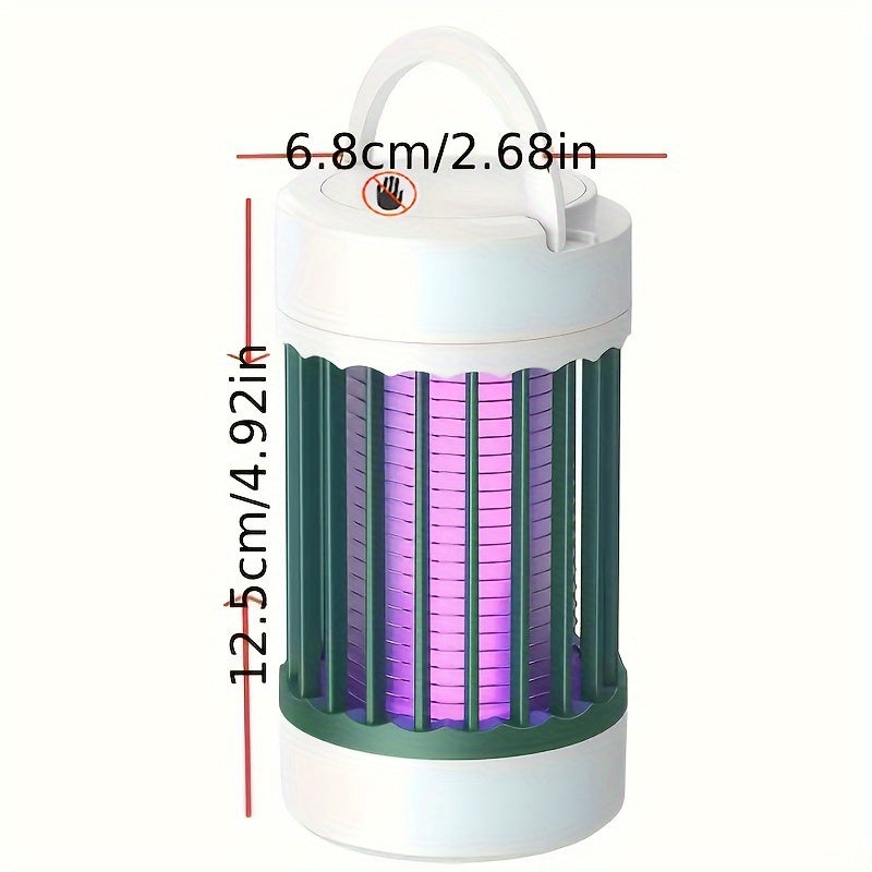 USB-powered bug zapper lamp for indoor use, effective fly and mosquito killer, ideal for home, bedroom, and dorm.