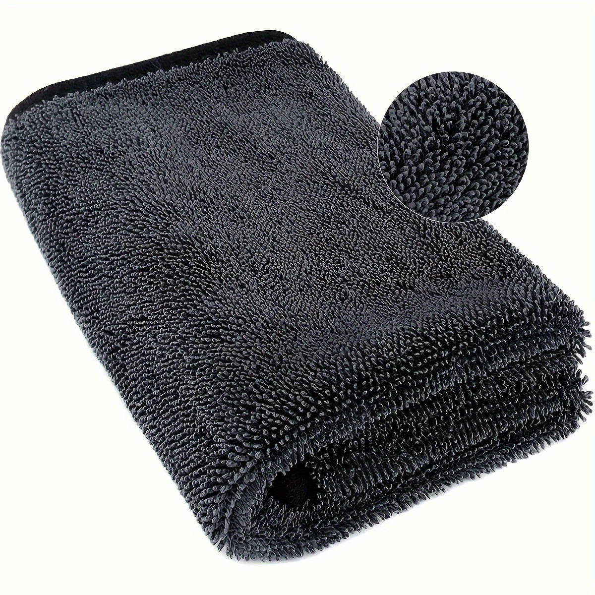 Large Microfiber Drying Towel: Absorbent, Lint-Free, Stripe-Free, Minimal Shedding, Stylish Design, Versatile for Home, Kitchen, Outdoor, Bathroom, and Toilet Use