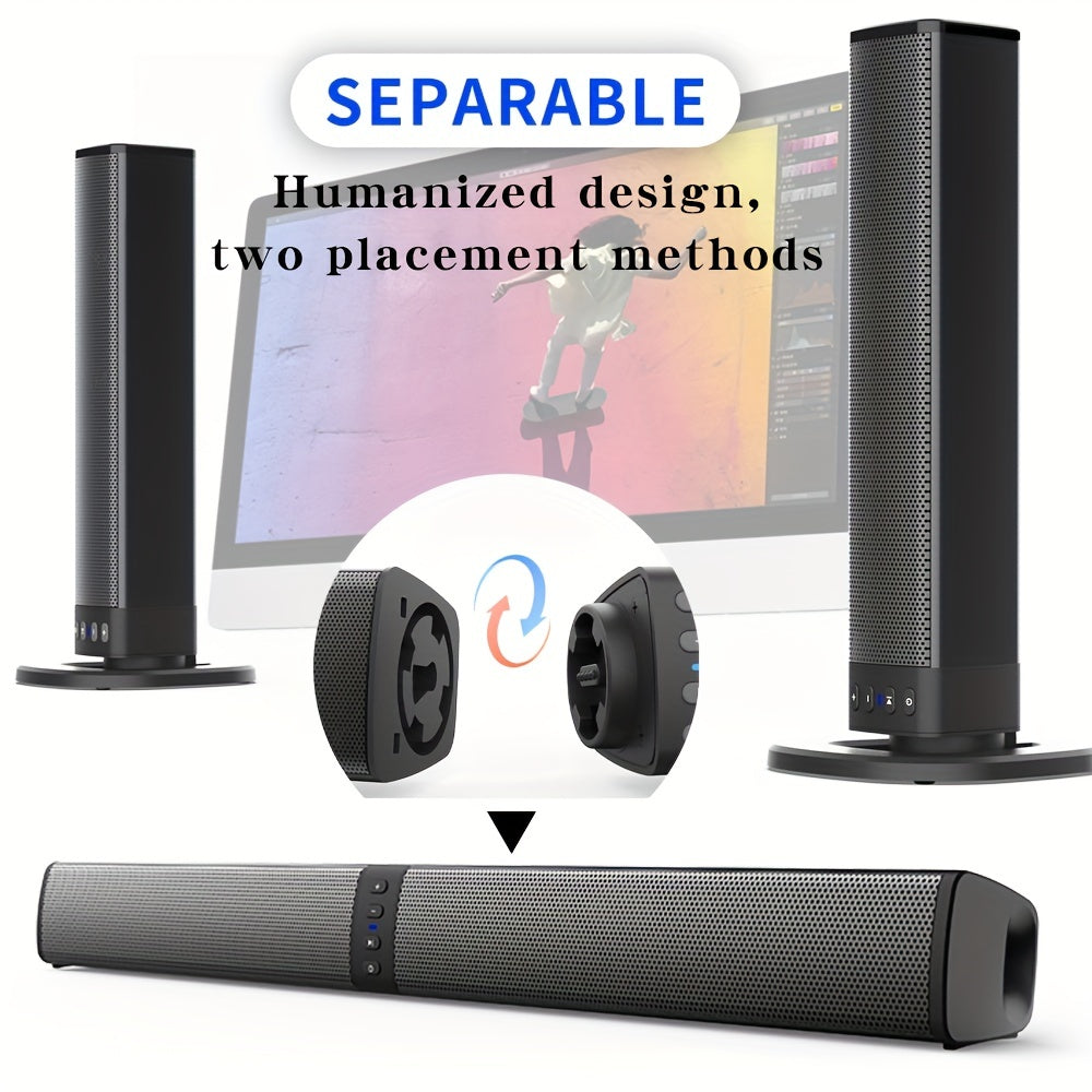 20W 3D Home Theater Computer Stereo Surround Wireless Speakers that can also be used as TV speakers for computers - Ideal gift for any occasion, perfect for summer parties.