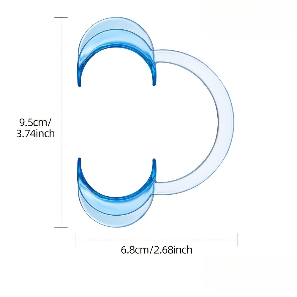 5-Pack Blue C-Type Mouth Openers for Dental Models and Teaching Materials