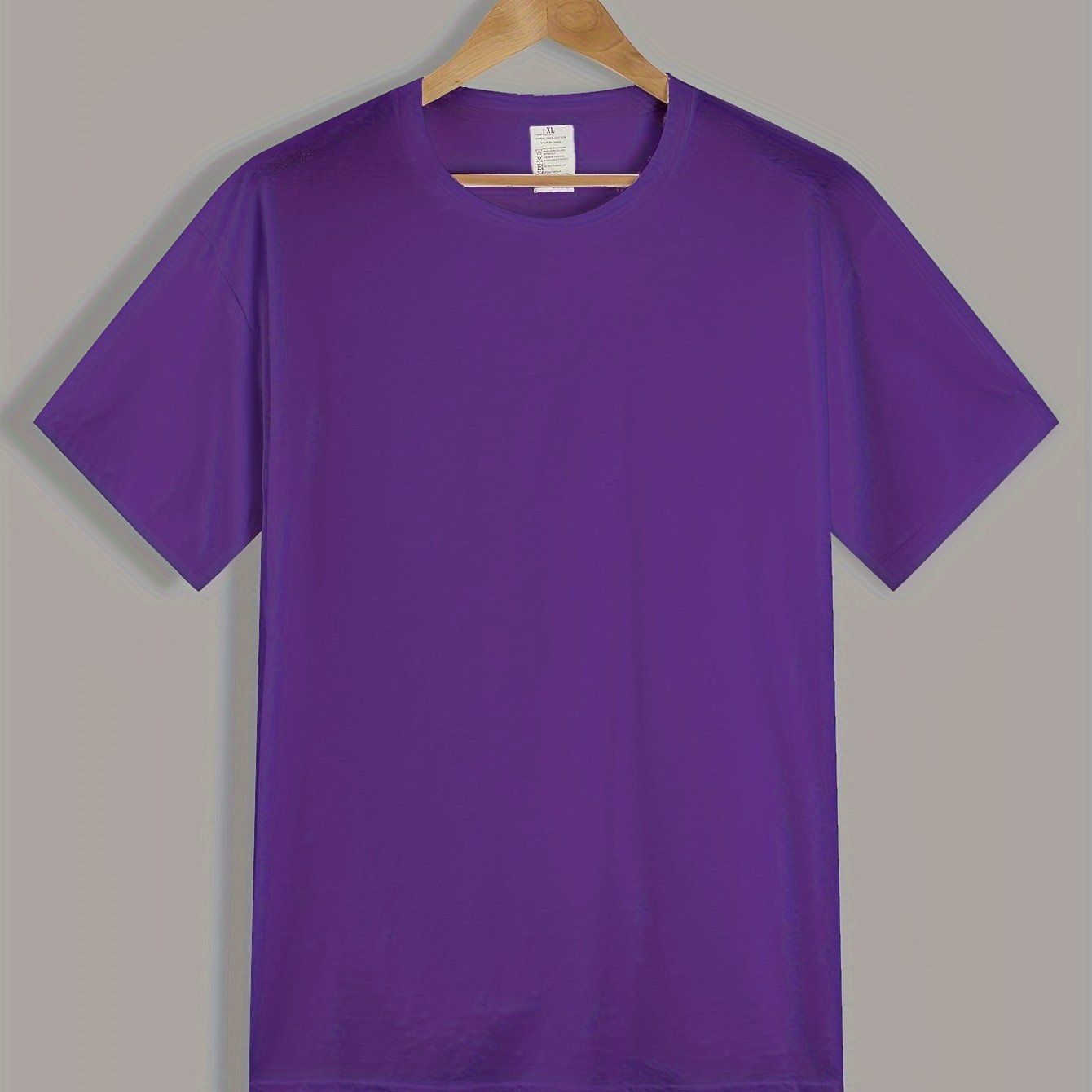 Cotton crew neck t-shirt for men