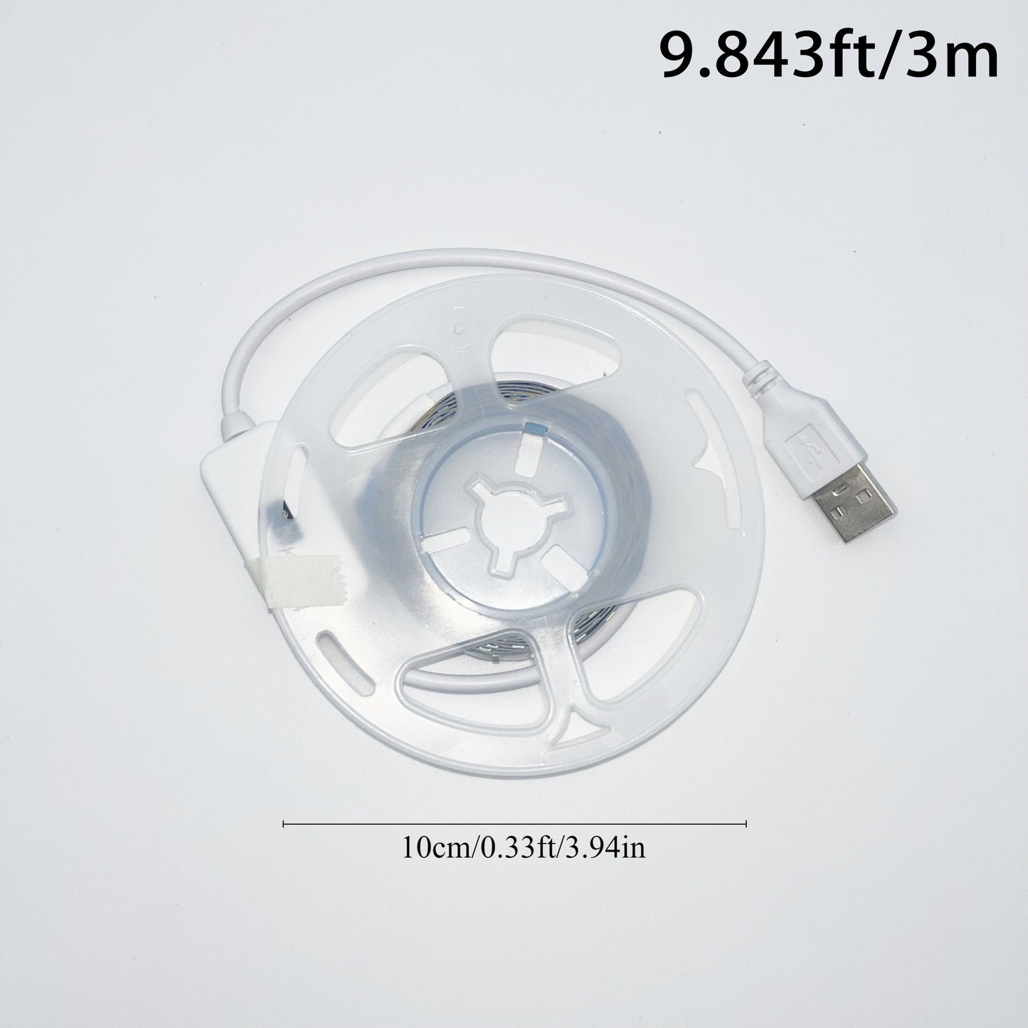 Светодиодная лента с датчиком движения, 3,05 м-10,0 м, питание DC5V USB, автоматический выключатель, теплый белый свет, идеально подходит для лестниц, шкафов, кухни, спальни и коридоров.