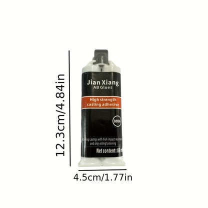 85ml Magic Repair Glue, AB Glue for strong iron bonding and heat resistant cold welding. Non-toxic, waterproof and strong.