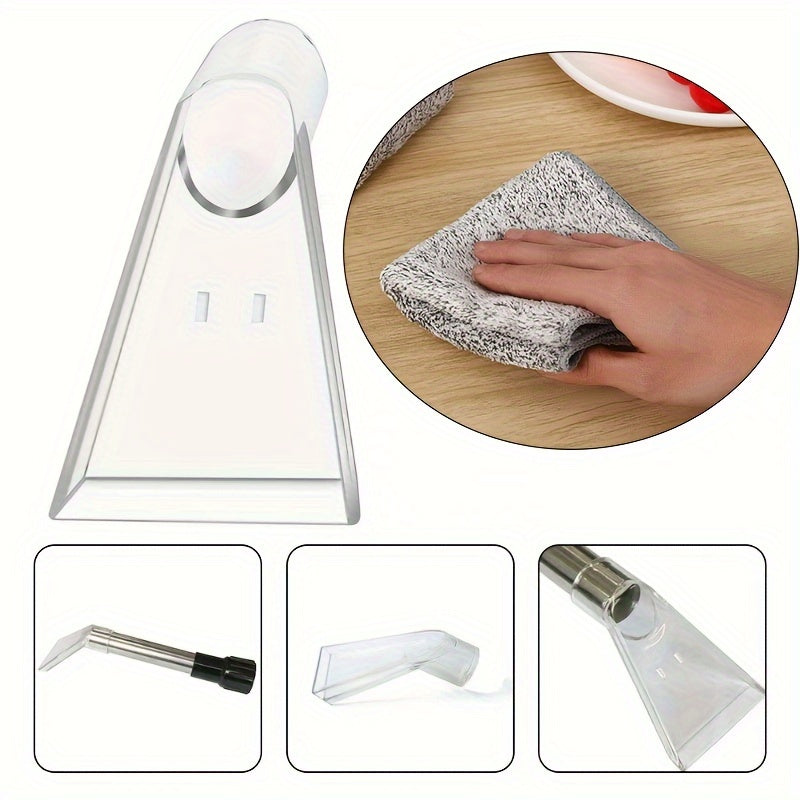 Rotating Head Brush Nozzle Vacuum Cleaner Accessory Set for Floor and Carpet Cleaning - Includes 2 Pieces