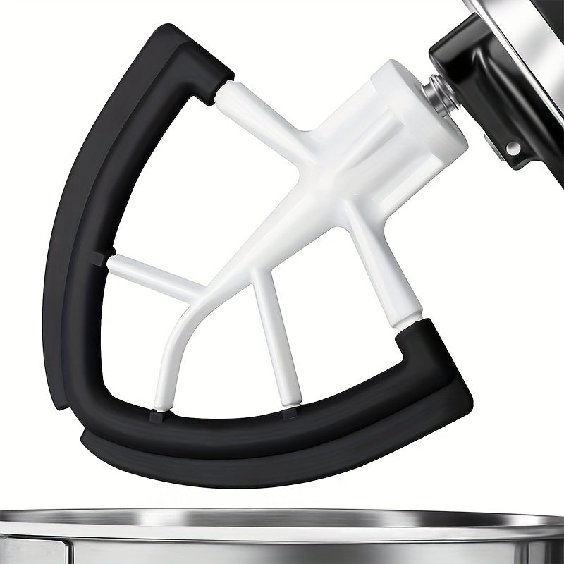 One piece Tilt-Head Flex Edge Beater designed for KitchenAid 4.5-5 Quart Bowl Stand Mixers. This accessory features a flat beater paddle with silicone edges for enhanced mixing and scraping.