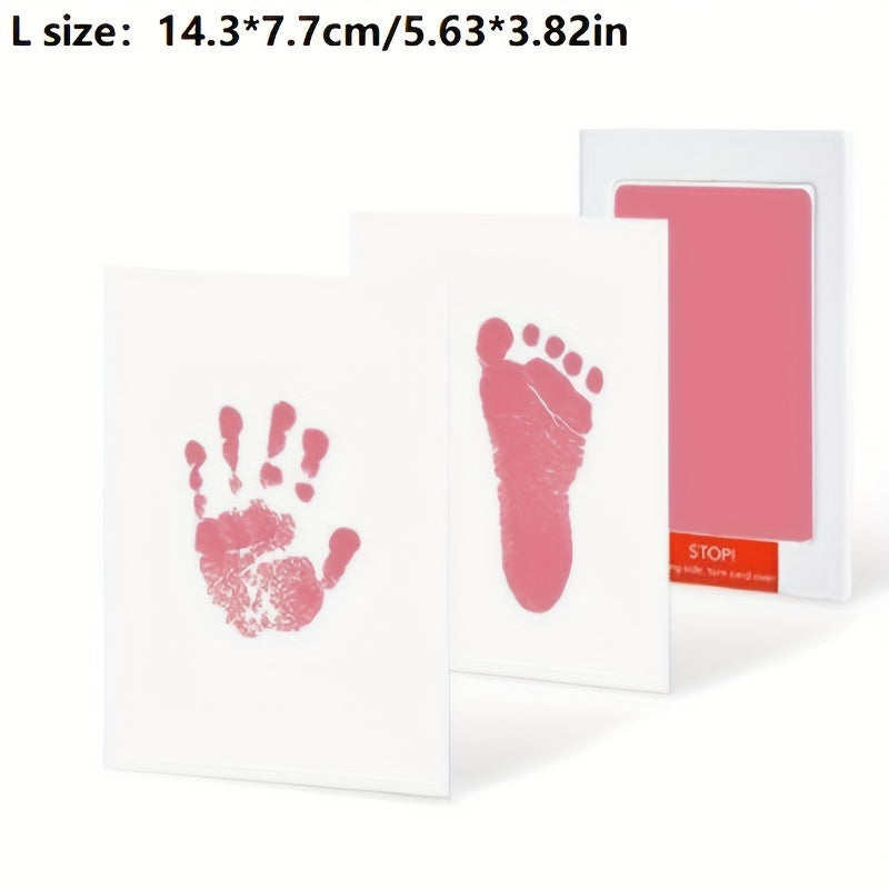 Top Pick for Customers: Inkless Pad for Youngsters' Handprints and Footprints - perfect for Christmas, Halloween, Thanksgiving, or as a special gift. Create lasting memories with this safe and easy-to-use kit. Great for souvenirs or gifts for youngsters.