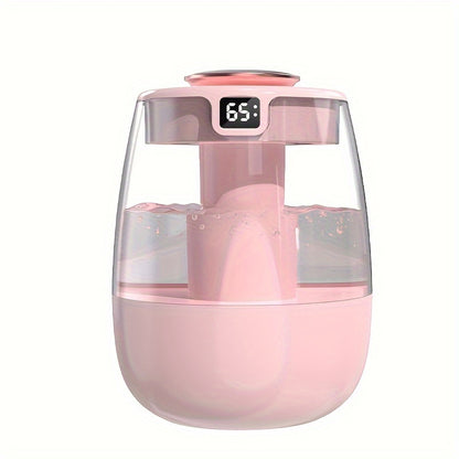 Large mist humidifier with USB power- perfect for bedroom and desk use.