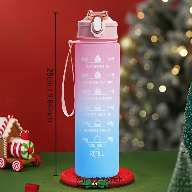 Portable water bottle for home, travel, and outdoor use in a variety of colors.