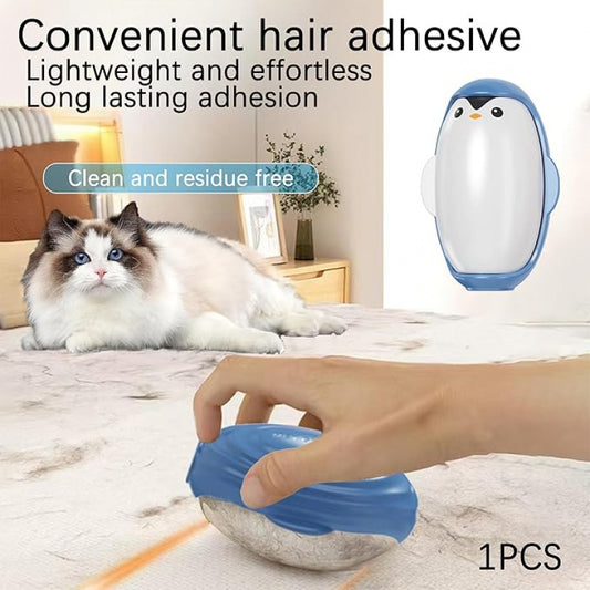 Reusable pet hair remover, portable lint roller made of plastic, suitable for cats, can be used on clothes, sofas, carpets, and cars.