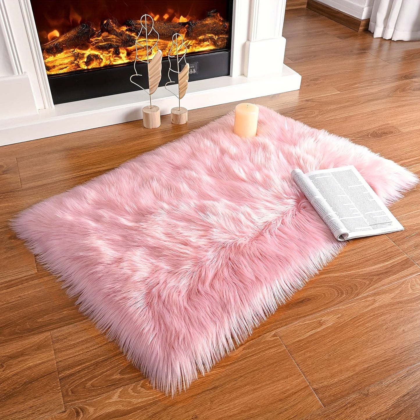 Luxurious Shag Area Rug for Modern Living Spaces - Machine Washable, Non-Shedding, Non-Slip. Perfect for Living Rooms, Bedrooms, and Home Decor.