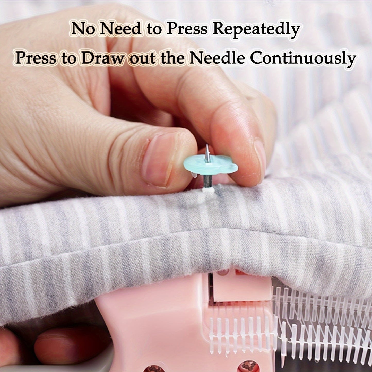 Compact Sewing Tool for Fast Clothing Repairs - Ideal for Mending Rips and Tears in Fabrics and Bedding