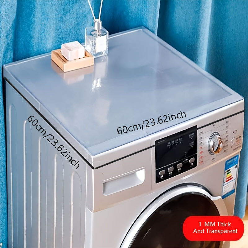 Keep your washing machine safe with this durable plastic cover. Waterproof and dustproof, this transparent protector is also reusable and can double as a nightstand for your refrigerator or other home appliances.