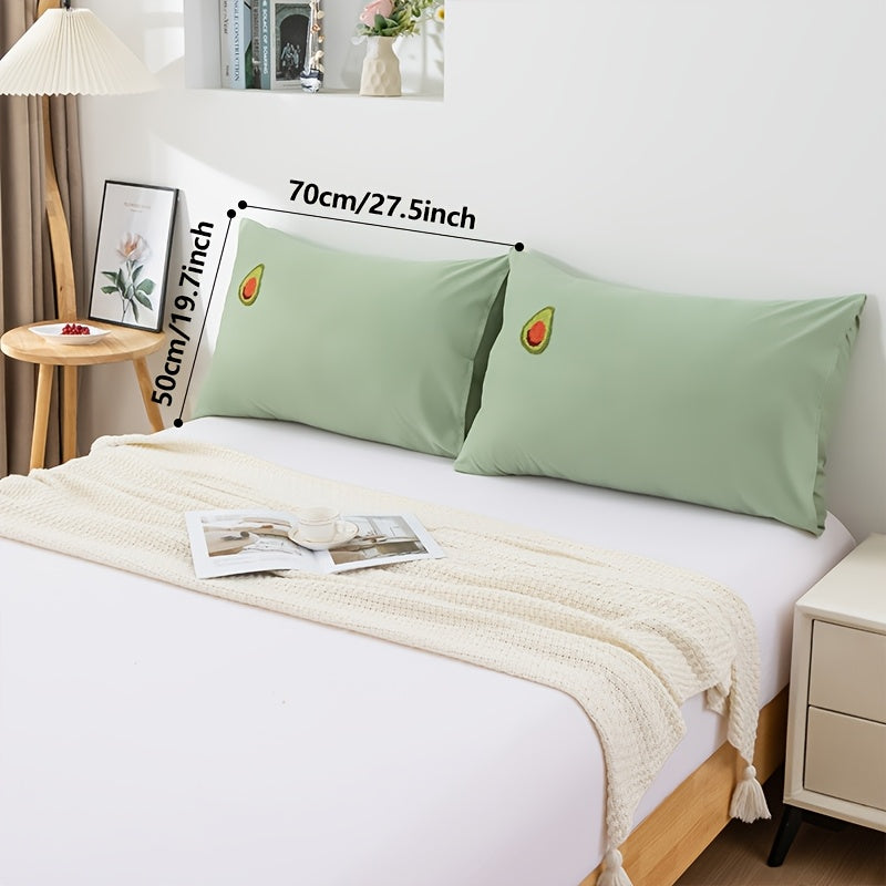 Two pieces of pillowcases with towel material, designed in 50*70 size. These pillowcases come in various flower patterns and are made of skin-friendly 100% polyester fiber spandex fabric. They are soft and comfortable to use, and do not come with a