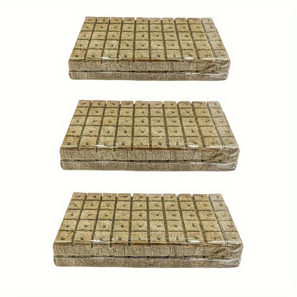 Rockwool Starter Cubes for Plant Propagation and Seed Starting in 100/200/300pcs packs.