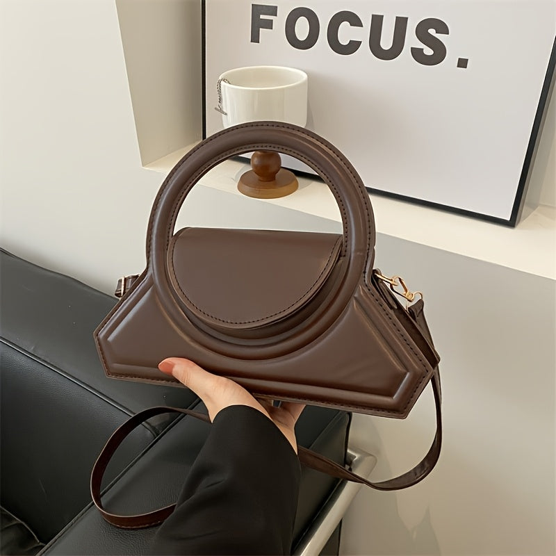 Women's trendy high-end handbag for fashion commuting.