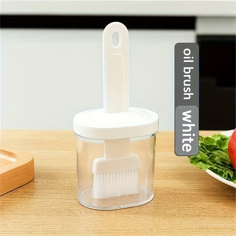 Kitchen pancake brush with high temperature resistant oil bottle