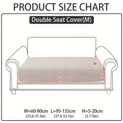 Modern polar fleece jacquard sofa slipcover with elastic band for a fitted look. Machine washable and pet-friendly. Fits sectional, armchair, loveseat, 3-seater, and 4-seater sofas. Includes armrest covers. Great Christmas gift idea.