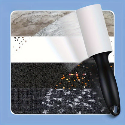 Super Sticky Roller Set removes pet hair from clothes, furniture, and carpets with ease. Contains 60 sheets per roll.