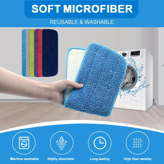 Get your hands on these durable microfiber pads designed to be used as replacements for spray mops. They are reusable, washable, and perfect for cleaning hardwood floors. These pads are compatible with most spray mop models and come in a variety of