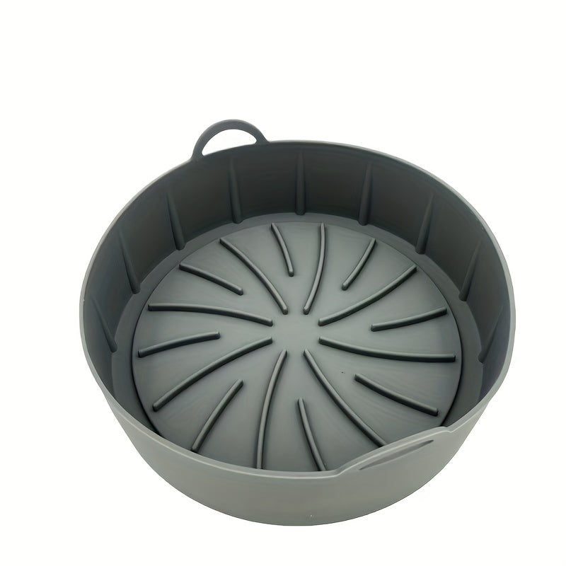 One piece Versatile Silicone Baking Tray - Ideal for Baking Cakes, Using in Air Fryers & Beyond - Safe for Food Use in Kitchen