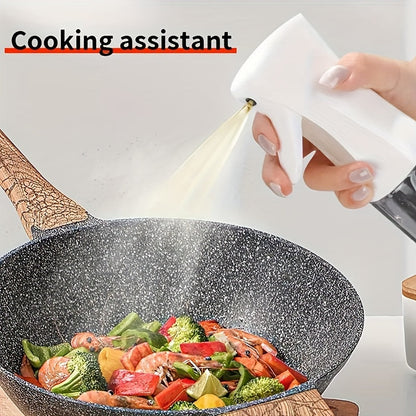 [Top Pick] 2-in-1 Olive Oil Sprayer and Dispenser, Durable Plastic Spray Bottle for Cooking and Storing - No Leaks