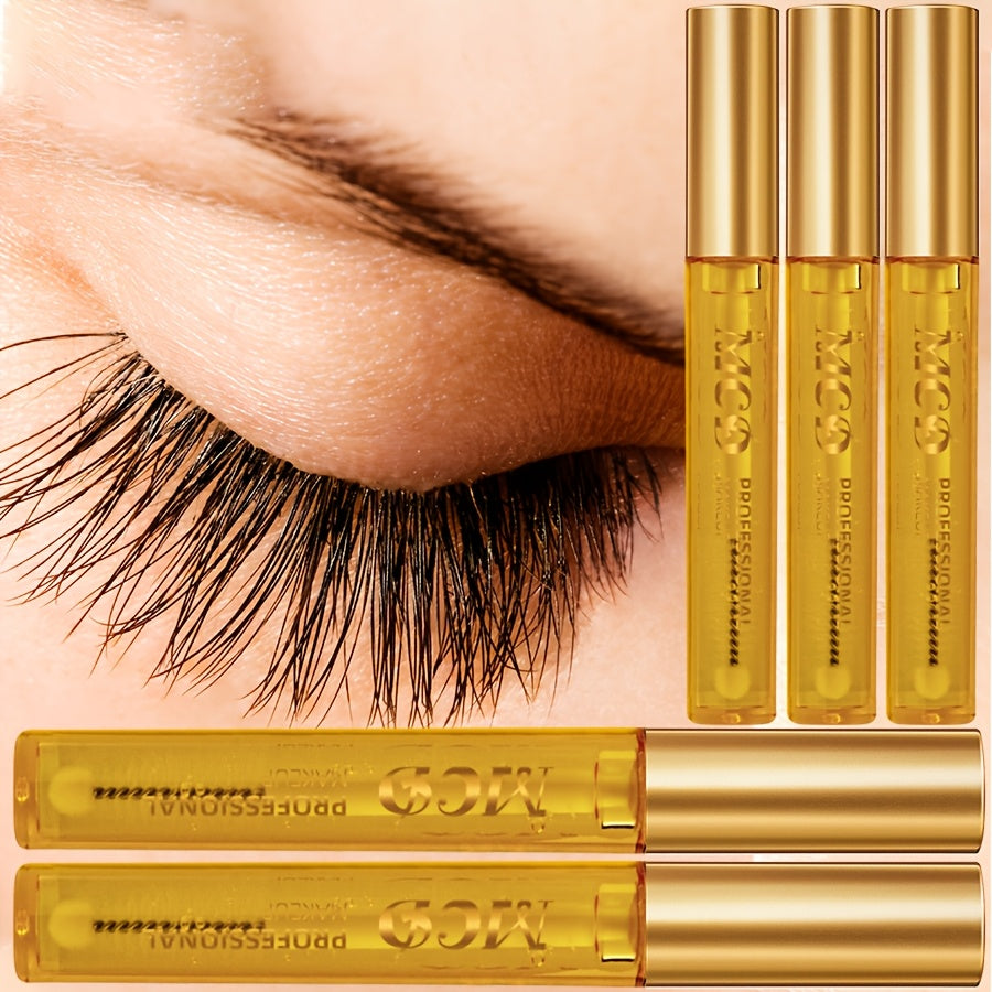 5pcs Eyelash serum, nourishes and enhances eyelashes, for lively eyes.