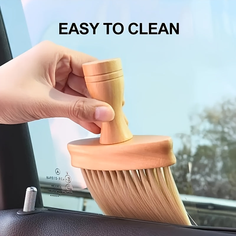 Versatile Plastic Detail Brush for Cleaning Tight Spaces, Soft Bristles Ideal for Window Crevices, Car Air Vents, and More, Suitable for Home, Kitchen, Bathroom, Living Room, Bedroom, and Outdoor Use, No Electricity Required