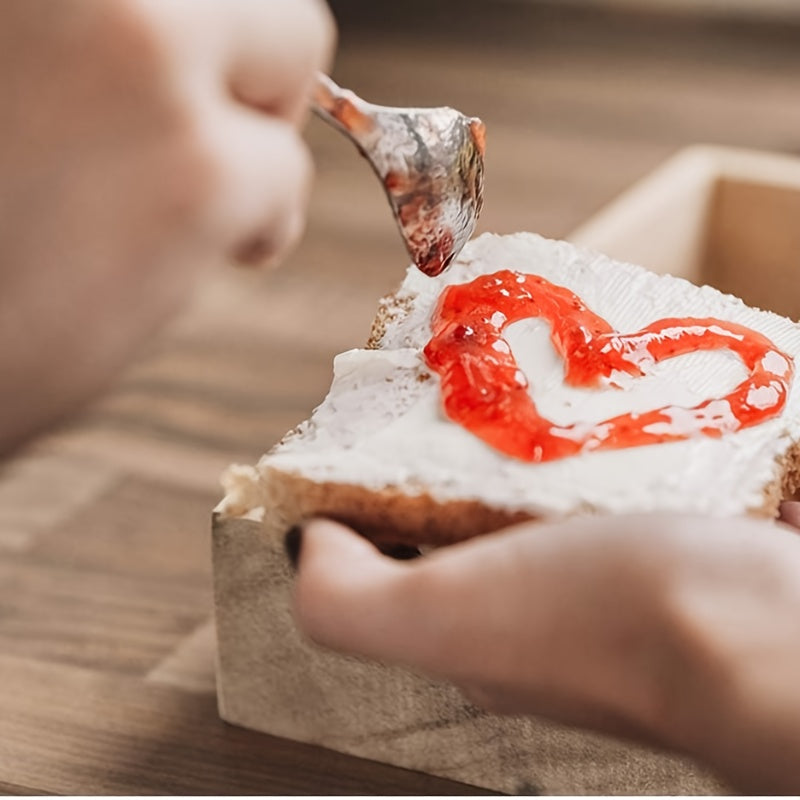 1 piece of Mirror Polished Engrave Stainless Steel Spoon with a quirky design, perfect for coffee or ice cream. Ideal as a gift for loved ones on Father's Day, birthdays, weddings, or anniversaries.