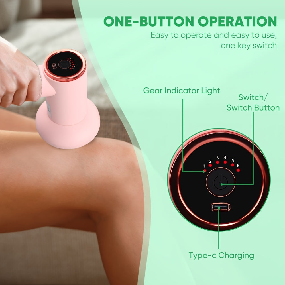 Electric Body Massager for Abdomen, Legs, and Waist - Handheld Beauty Instrument, Perfect Valentine's Day Gift