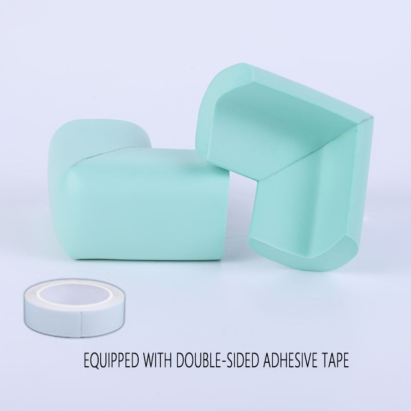 Soft and phthalate-free nitrile foam edge protectors designed for youngsters, offering extra thickness and an L-shaped design for maximum safety on tables and coffee tables.