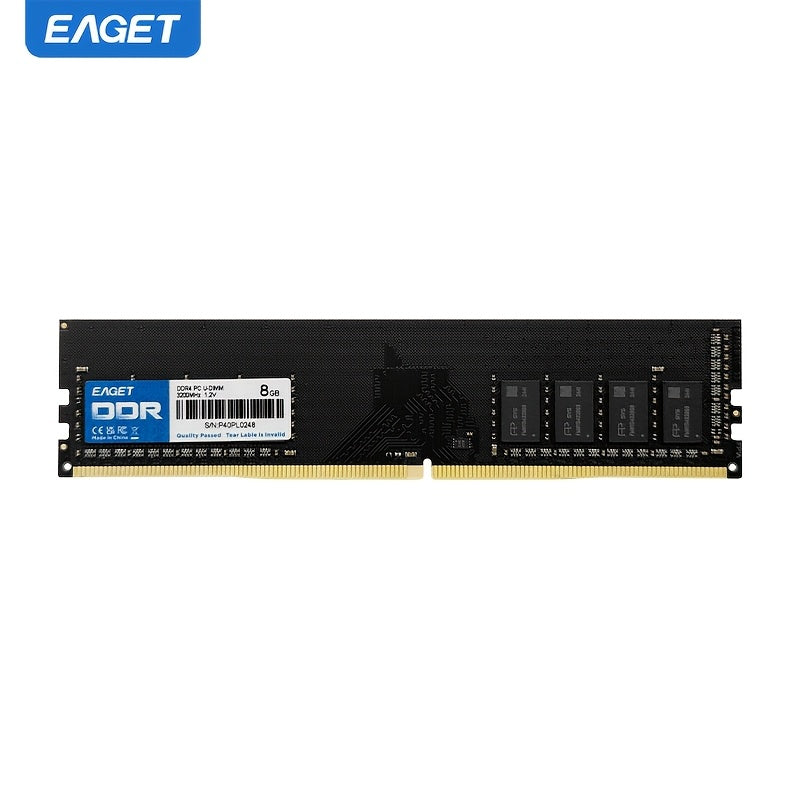 EAGET DDR4 3200MHz Desktop RAM, 8GB/16GB, High-Performance Memory Module for Intel & AMD Systems