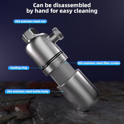 The Soijot Stainless Steel Water Purifier is perfect for home use in kitchens and dining areas. It is 4-point, detachable, and washable, making it an ideal choice for clean and safe drinking water.