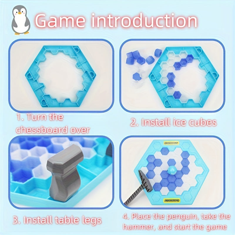 Exciting Penguin Rescue and Ice Breaking Game - Educational Fun for Families with Kids, Engaging Activity for Parents and Children